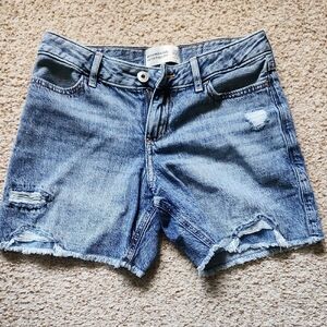 Abercrombie Kids Jean Shorts Distressed Cut-Offs